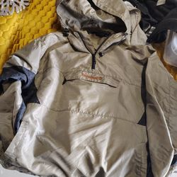 Men's Timberland Windbreaker Hoodie Size XL - $18