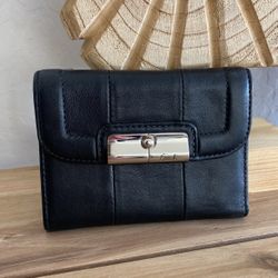 Coach Leather Trifold Wallet