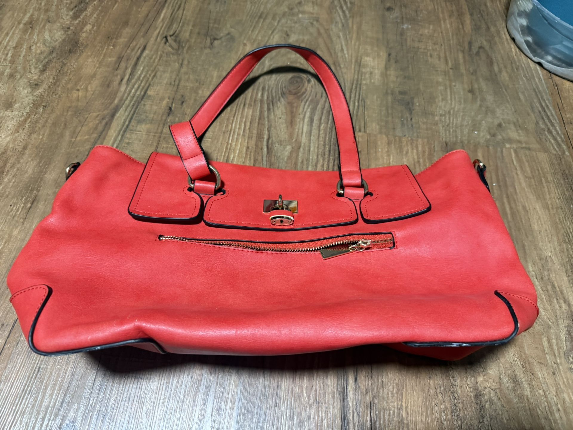 Red Leather Purse