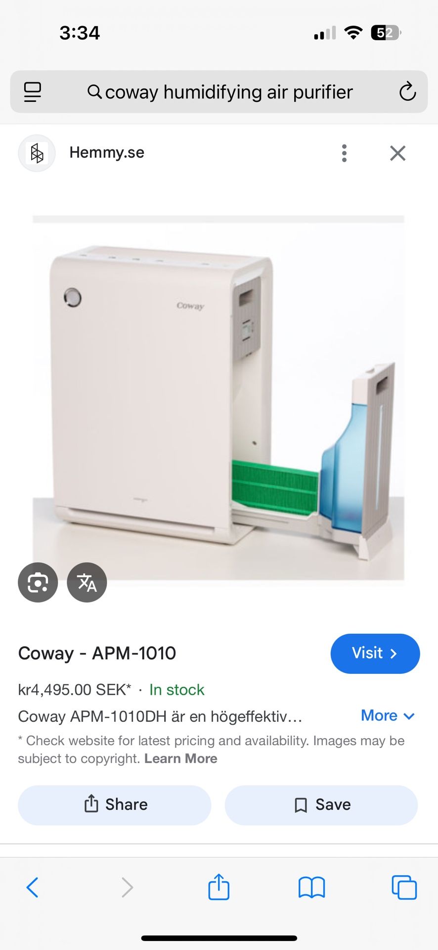 Coway Air Purifiers