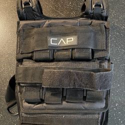 CAP Barbell Adjustable Weighted Vest | 20-120 lbs