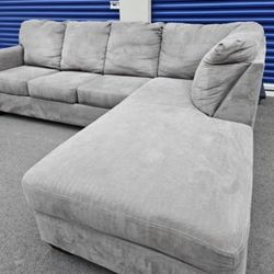 Modern Gray L-Shape Sectional Sofa from Ashley Furniture