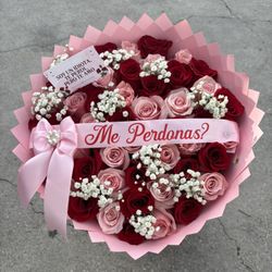 Ramo Buchon Flower Roses Bouquet Roses 