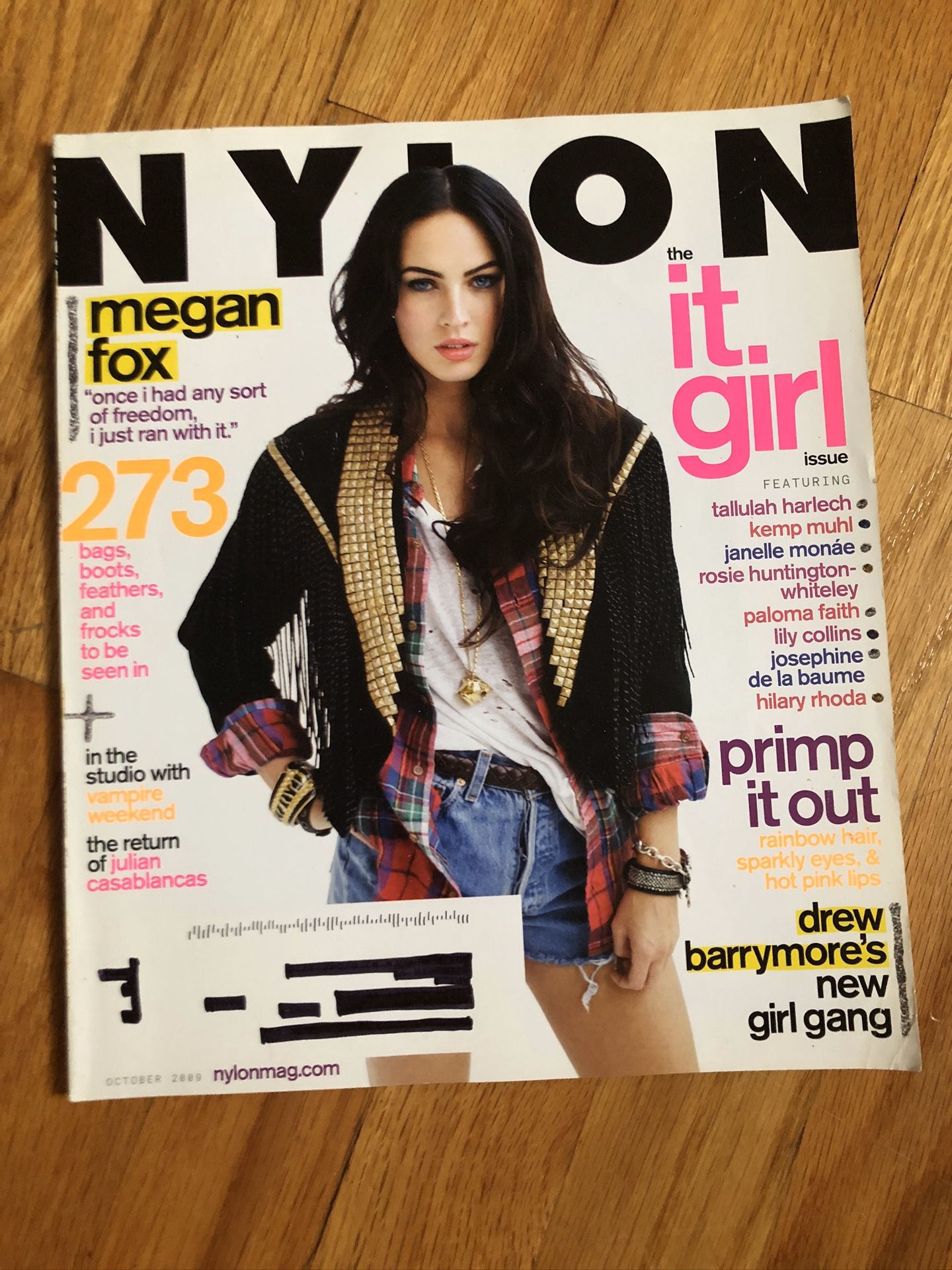 Megan Fox Covers Magazine