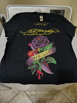 Early 2000s Ed Hardy women's shirt