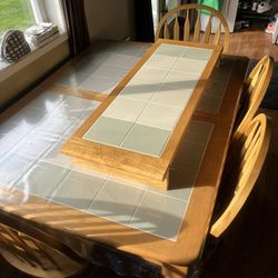 Tile Top Dining Table