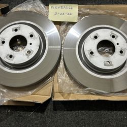 Dynamic Friction Front Rotors for Nissan 350z Infiniti G35 Brembos