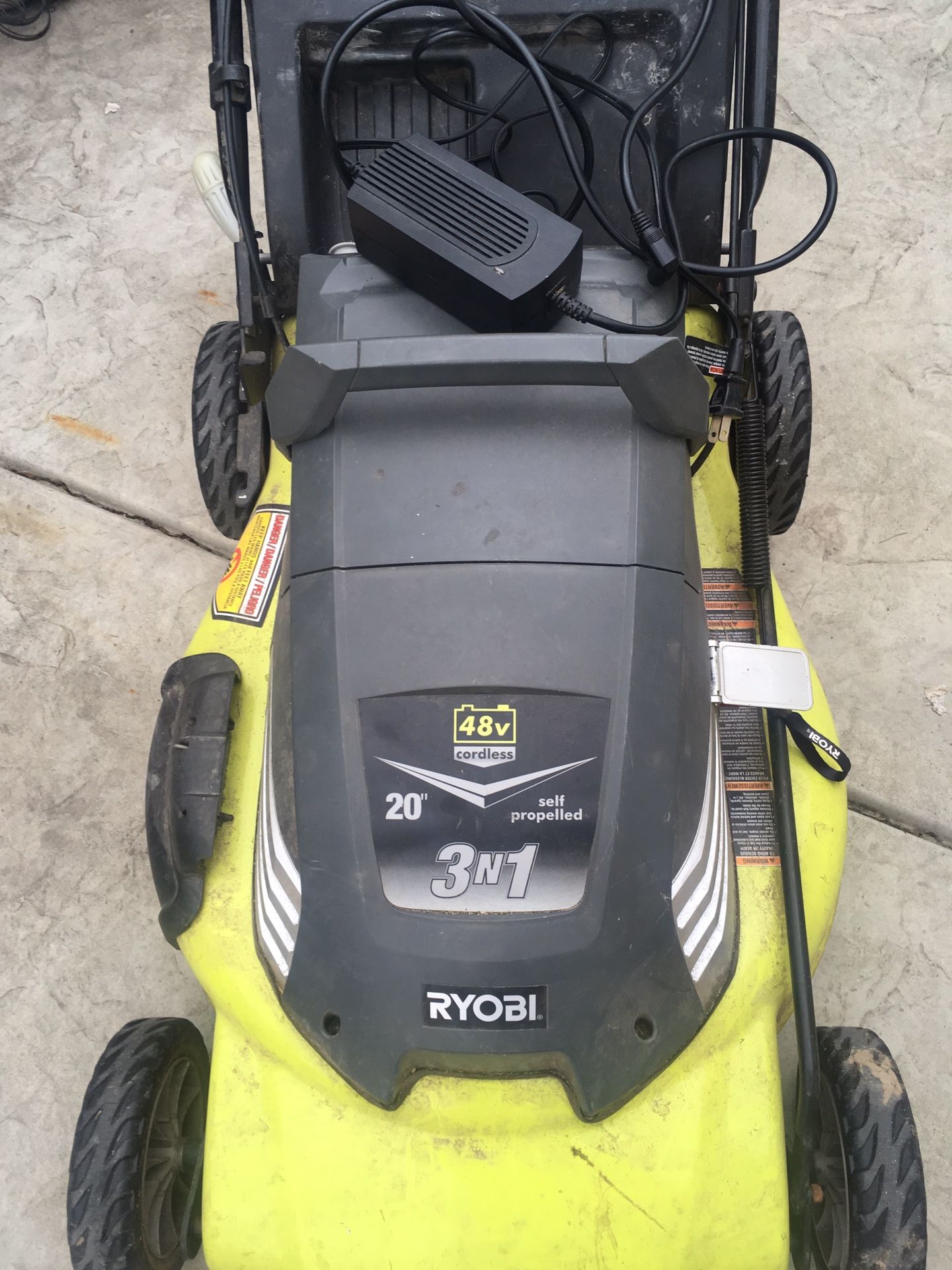 Ryobi lawn mower 48v