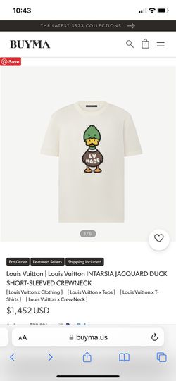lv made duck shirt