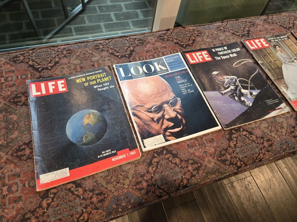 Vintage Life And Look Magazines 59-65