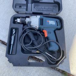 Black Decker Corded Drill no bits