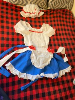 Rag doll costume size 3/4