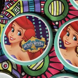 OFFICIAL DISNEY BUTTONS🙀🎉🌹🥀🪻LARGE PIN/BUTTONS!! DISNEY’S ARIELLE & AVENGER BUTTONS 🙀🙀💯$1.00 Dollar Each 