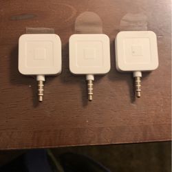 Lot Of  3 Square Smartphone Attachment For Businesses That Take Credit And Debit Cards Brand New 