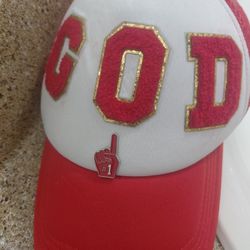 "Faithful Statement Red Trucker Hat"