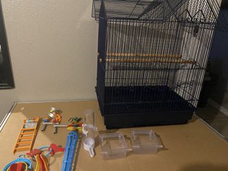 Bird Cage And Accessories 