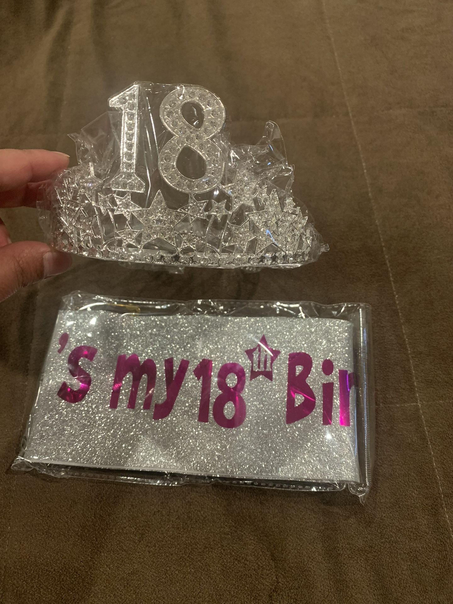 18th Birthday Tiara And Stash 