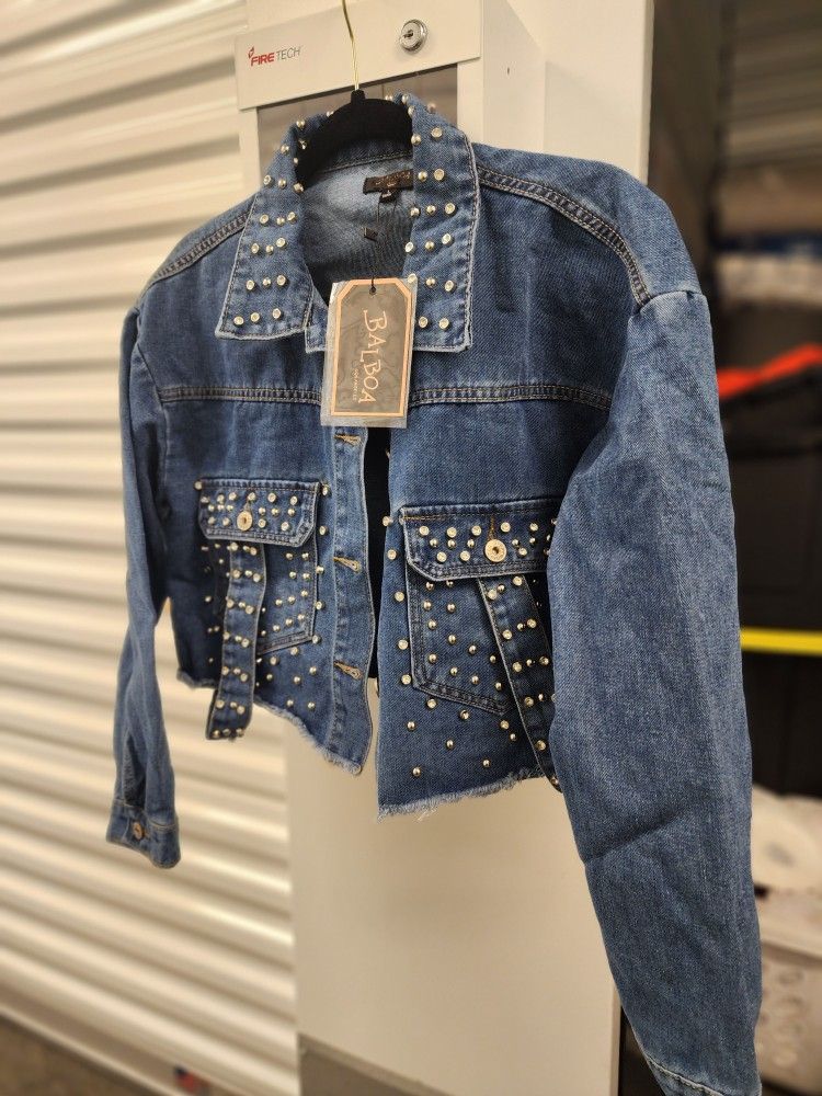 COOL JEAN JACKET SIZE LARGE