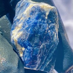 Royal Blue Sodalite India Raw Natural Rough Mineral Rock Stone Crystal Gem