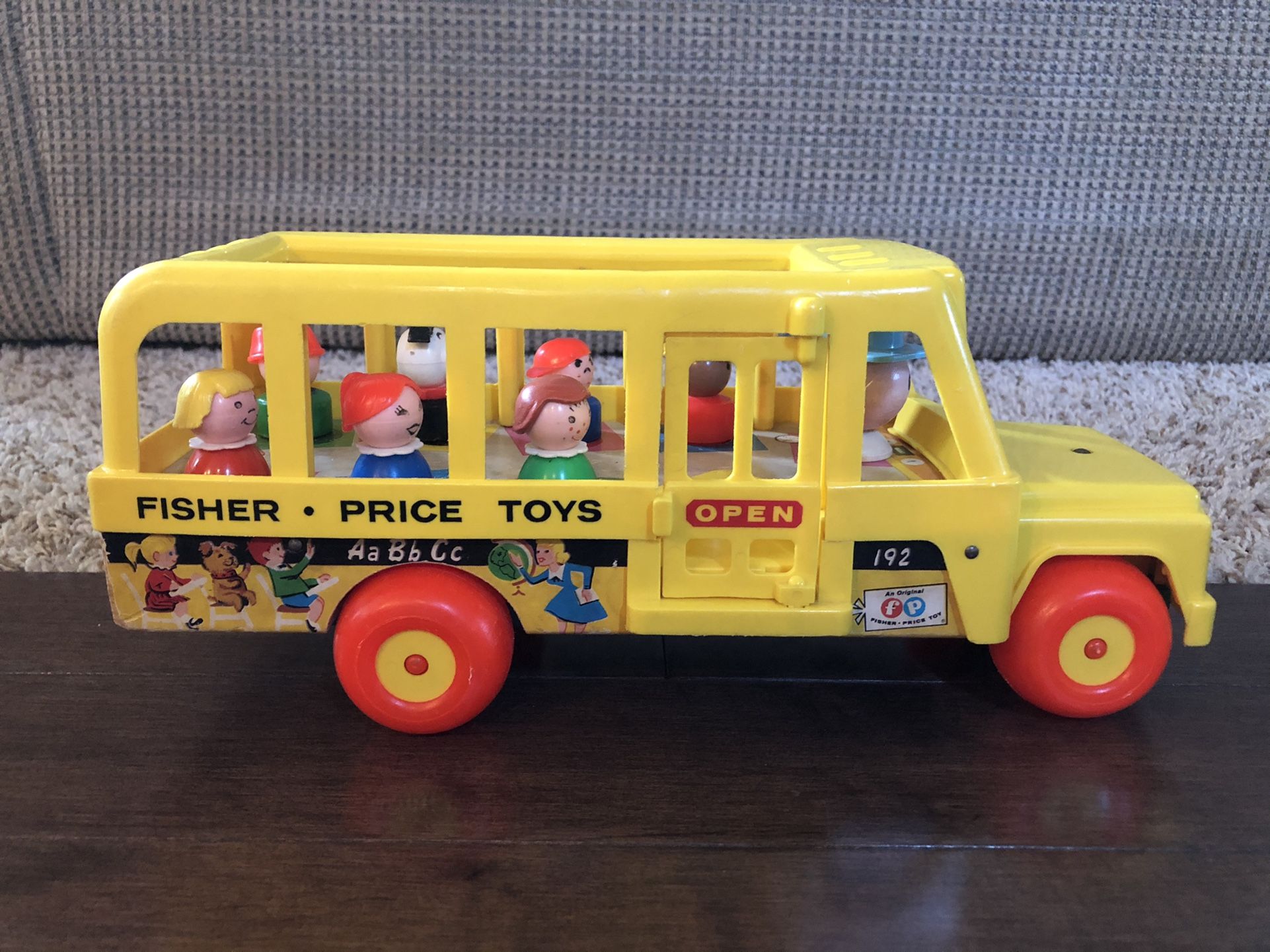 Fisher Price School Bus #192 Vintage