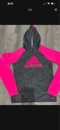 Adidas, hooded sweatshirt size medium, 10-12 youth