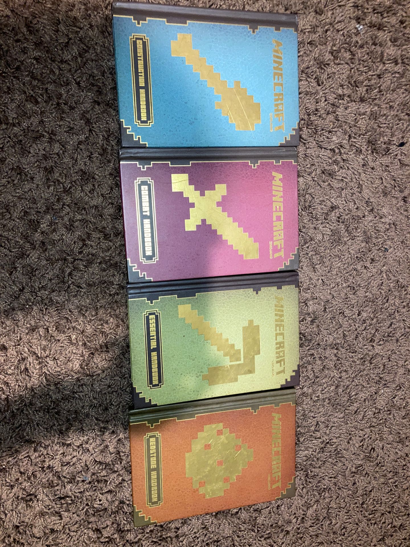 All four Minecraft handbooks