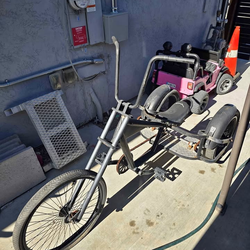 1 of kind 3 Wheeler bike brought back to life look at the before and After pictures on the market $1000 or best offer just needs brakes. Brand New Whi