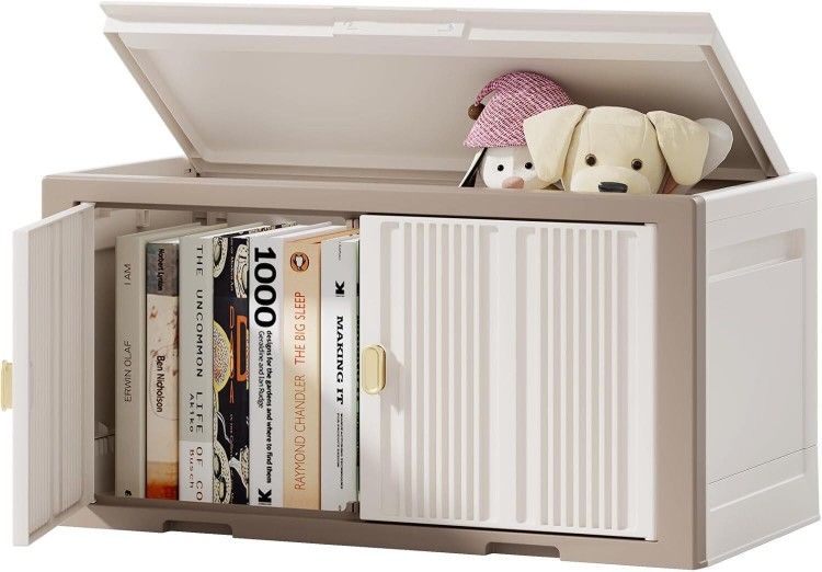 New Stackable Storage Bins w/ Lids – 2 Available