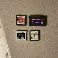 Four Nintendo Portable Games Nintendo, Ds Nintendo 3Ds Game Boy Advance