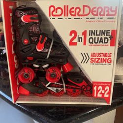 New Skate Adjustable 2 In 1