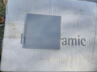 Ceramic tile dark grey 4x4
