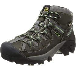 KEEN women’s Targhee 2 Mid Height Waterproof Hiking Boots, Shitake/Brindle, 11 US