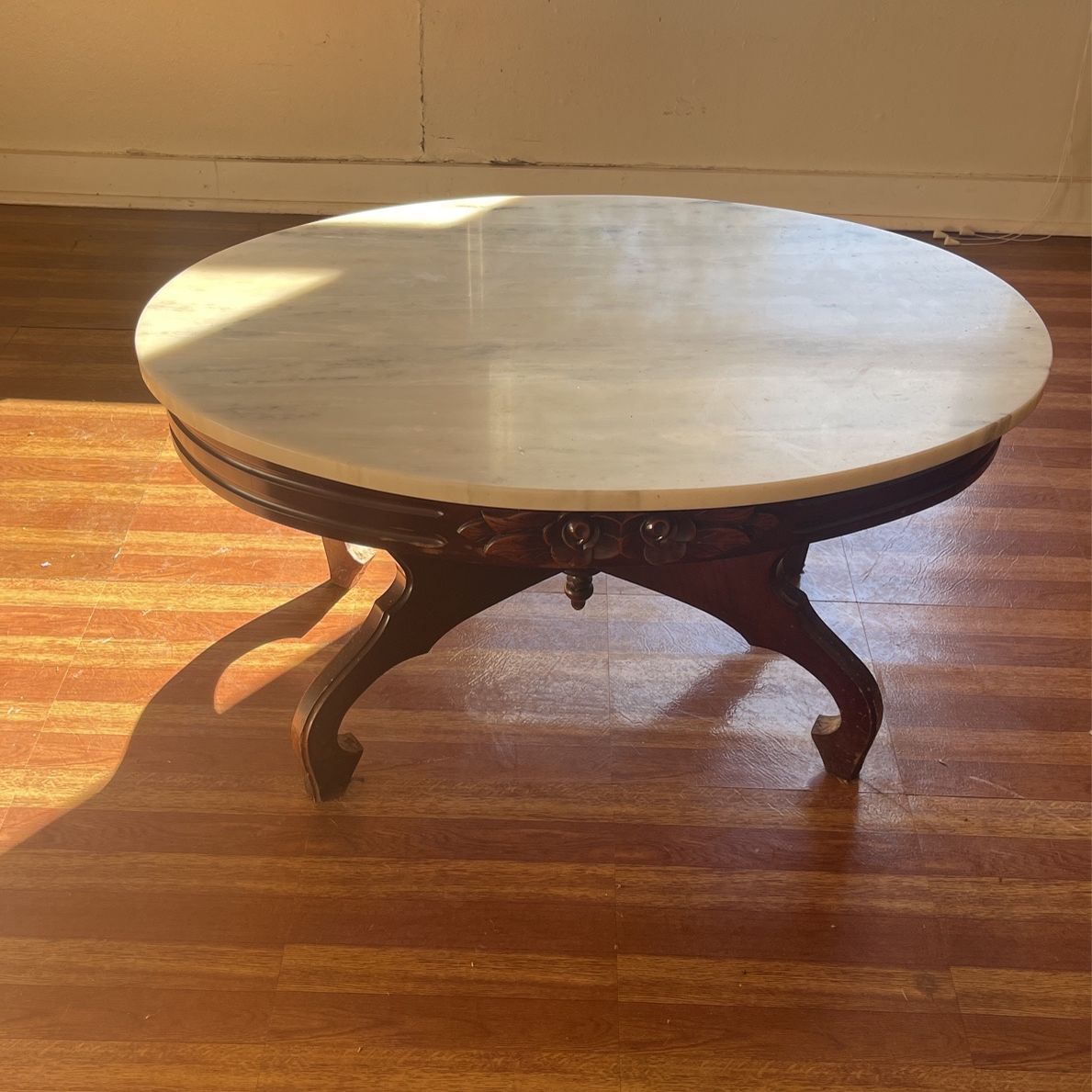 Marble Oval Coffee Table