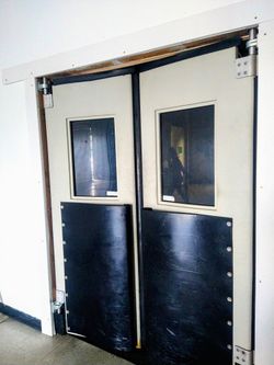 Pair CHASE Brand Industrial Grade High Impact Traffic Doors 