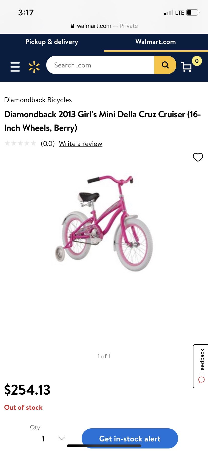 Mini della cruz bike sale