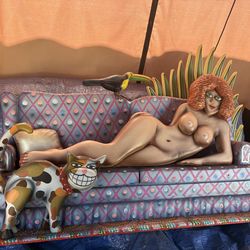 Wooden Statue By Daniel Meyer