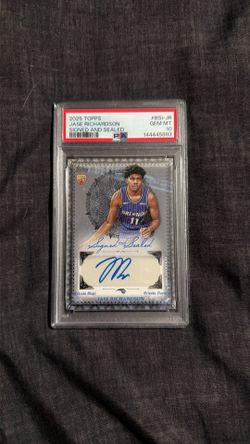 Jase Richardson AUTO PSA10 OBO