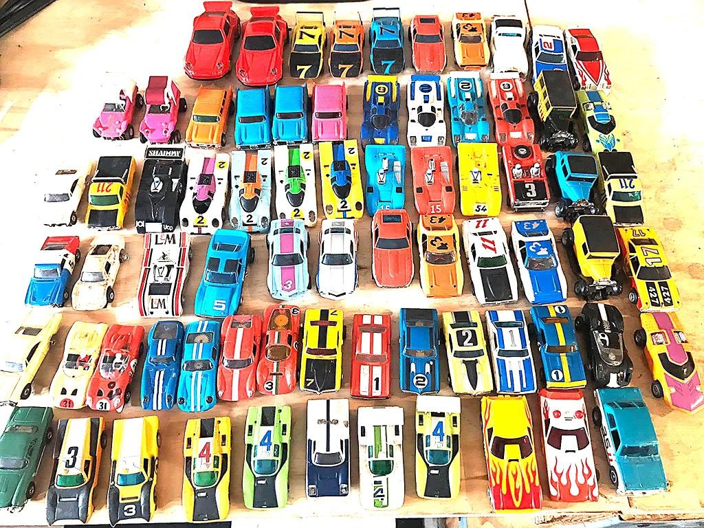 Vintage '70s Slot Car Lot Aurora AFX, Tyco, T-Jet HO Scale