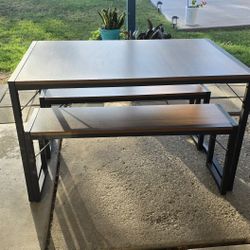 Dining Table And Benches