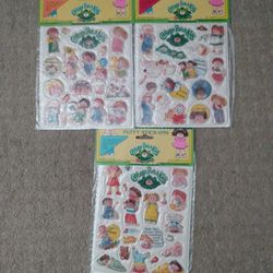 1983 Cabbage Patch Puffy Stickers