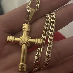 22” Inch Chain , Starling Steel B/n 