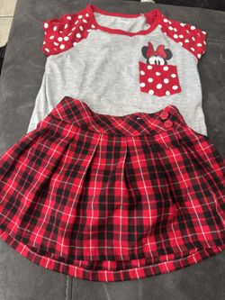Minnie Mouse Little Girl Size 4 Outfit