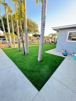 Artificial green turf