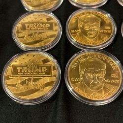 Trump mug shot coin