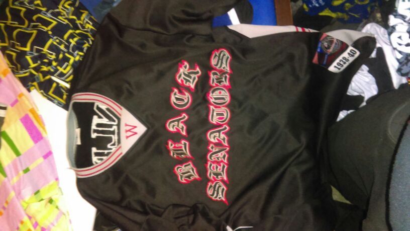 Negro league long sleeve baseball Jersey