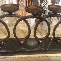 Candle Holder Metal For 3 Candles 