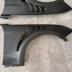 Ford mustang gt350 gt500 gt kr gtd style fenders aluminum 18-23