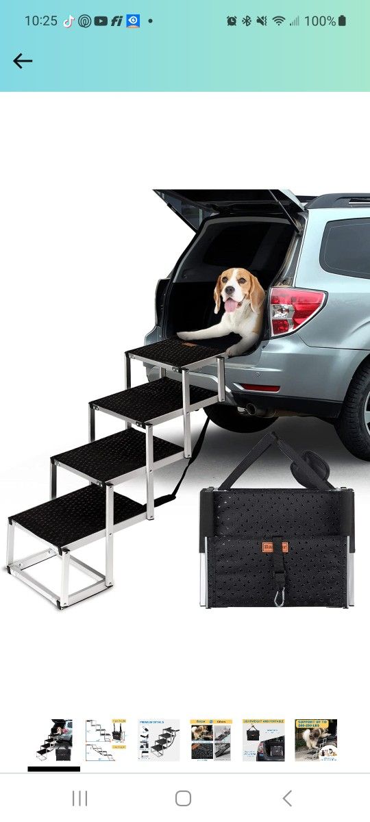 Dog Folding Steps For Car And Suv