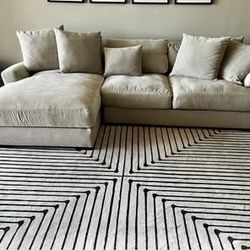 Z Gallerie Stella Chaise Sofa