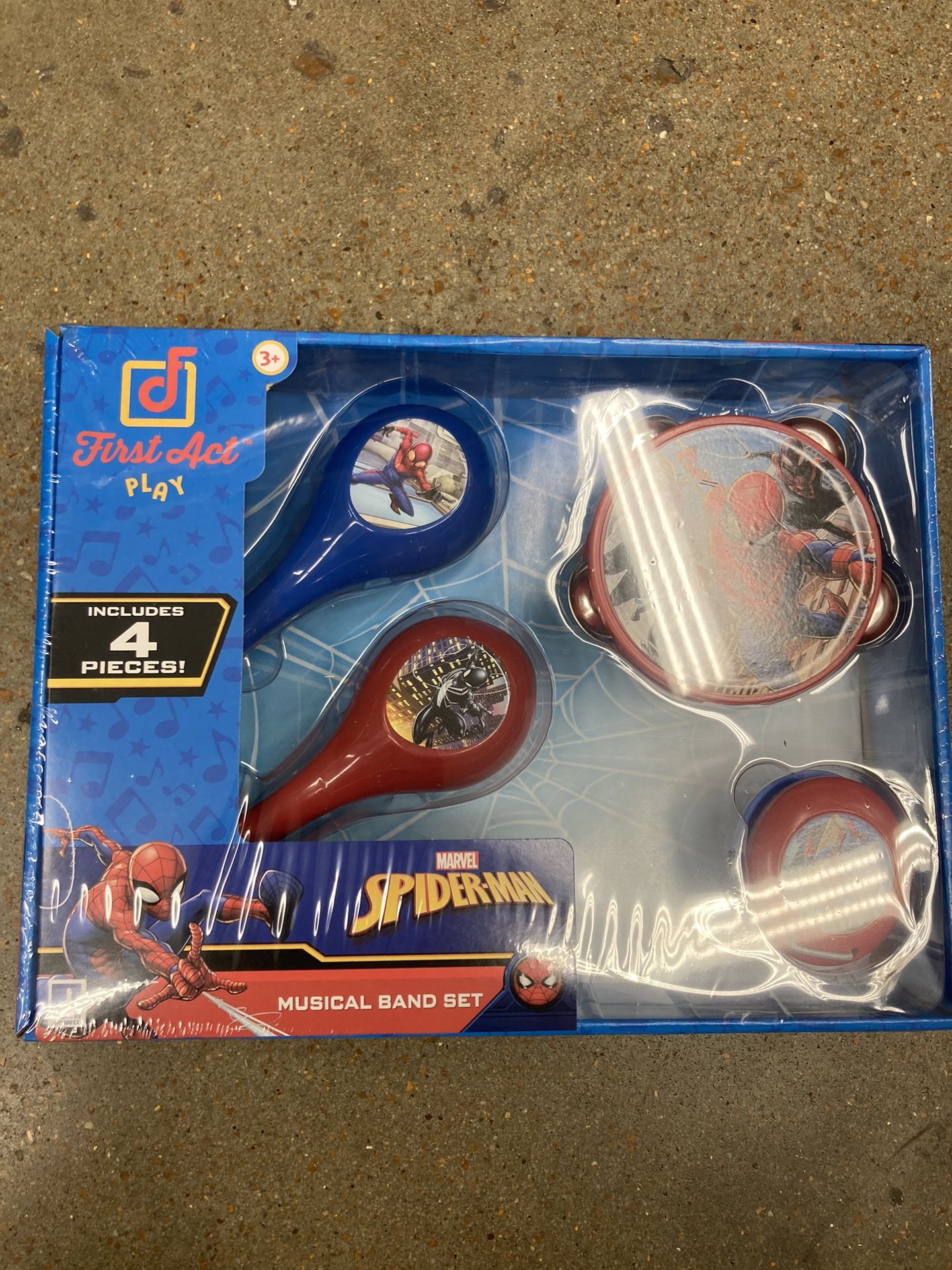 NWT Spider-Man 4pcs Music Band Set